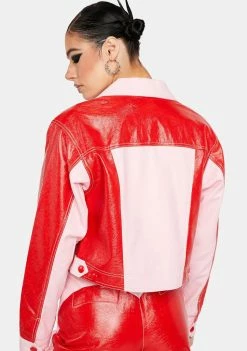 Somewhere Nowhere Duo Love Vegan Leather Jacket