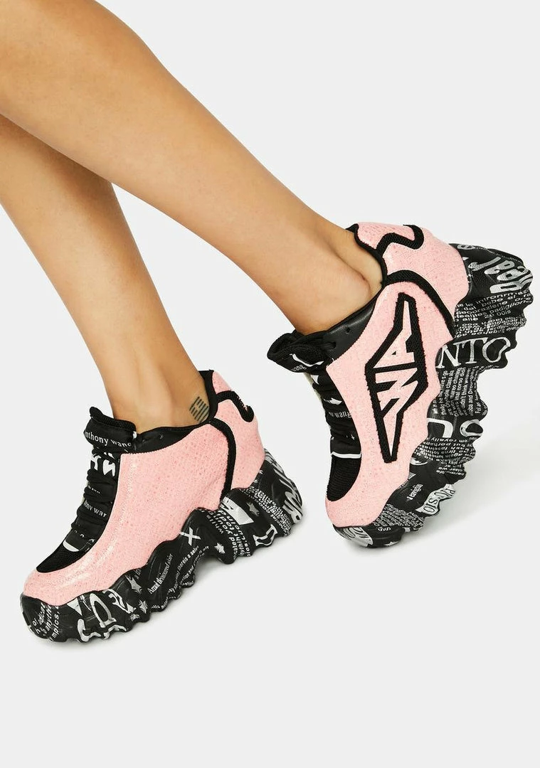 Buy ๐ฏ Anthony Wang Platforms Pink Blackberry ๐ Sneakers ๐ 2 Anthony Wang Platforms Pink Blackberry Sneakers