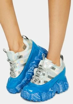 Anthony Wang Blue Blackberry Sneakers