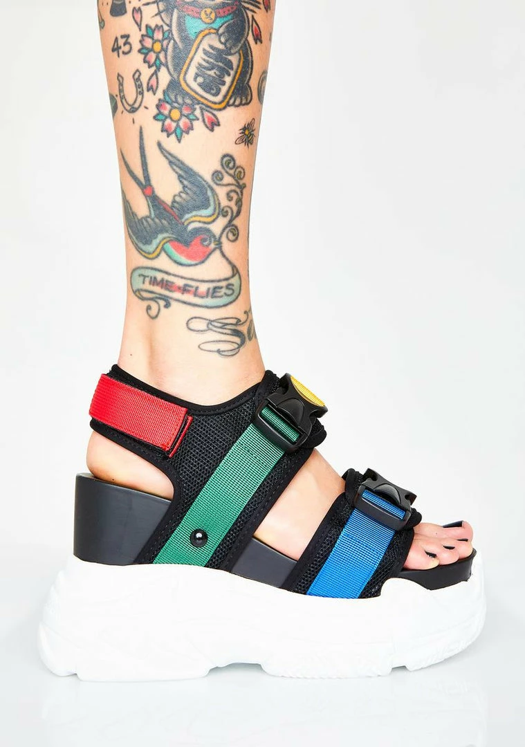 Best reviews of โ Anthony Wang Platforms Rainbow Peach Platform ๐ฉด Sandals ๐ฅ 2 Anthony Wang Platforms Rainbow Peach Platform Sandals