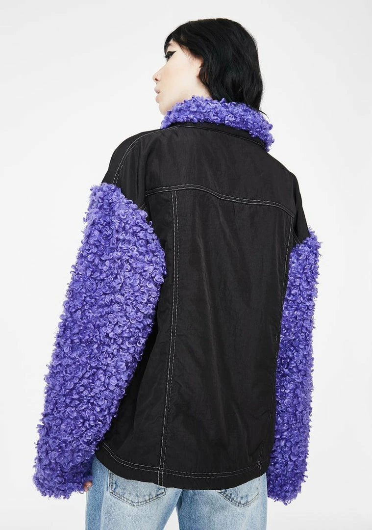 Outlet π Somewhere Nowhere Outerwear Purple Zipper Sherpa Pullover β€οΈ 4 Somewhere Nowhere Outerwear Purple Zipper Sherpa Pullover