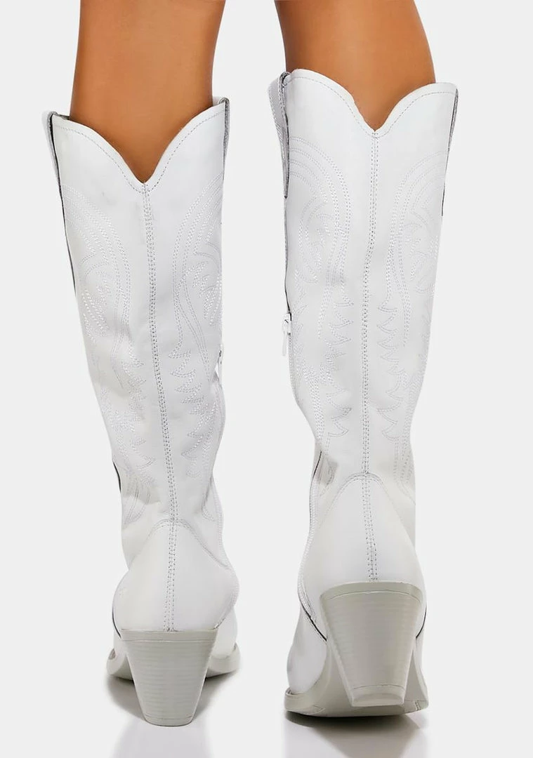 Promo 🛒 ROC 🥾 Boots Australia White Galveston Cowboy 🥾 Boots 🛒 4 ROC Boots Australia White Galveston Cowboy Boots