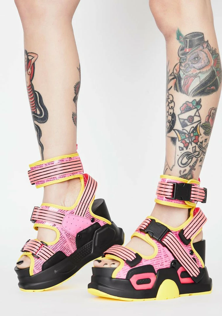 Discount π Anthony Wang Pink Daily Hustle Platform π©΄ Sandals π 1 Anthony Wang Pink Daily Hustle Platform Sandals