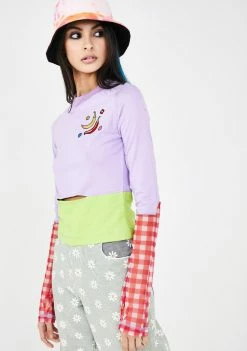 Somewhere Nowhere Cut Out Embroidery Top Tops