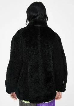 Top 10 ๐ Somewhere Nowhere Black Duo Fluff Sherpa Jacket โจ 7 Somewhere Nowhere Black Duo Fluff Sherpa Jacket
