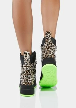 Flash Sale 🤩 Anthony Wang Leopard Quince High Top 👟 Sneakers 🔔 7 Anthony Wang Leopard Quince High Top Sneakers