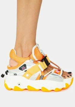 Outlet 🧨 Anthony Wang Orange Dragon Fruit 🩴 Sandals ❤️ 6 Anthony Wang Orange Dragon Fruit Sandals