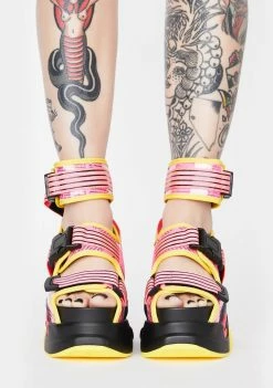 Discount π Anthony Wang Pink Daily Hustle Platform π©΄ Sandals π 6 Anthony Wang Pink Daily Hustle Platform Sandals