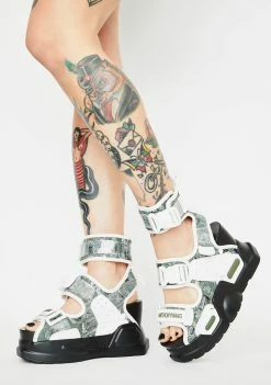 Anthony Wang Mulberry Platform Sandals