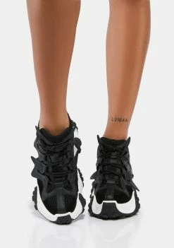 Anthony Wang Noir Carambola Platform Sneakers