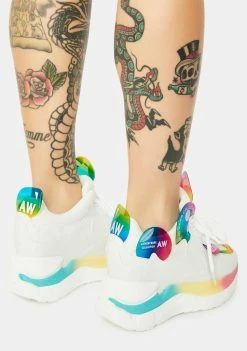 New ๐งจ Anthony Wang White Raisin 2 Chunky Wedge ๐ Sneakers ๐คฉ 7 Anthony Wang White Raisin 2 Chunky Wedge Sneakers