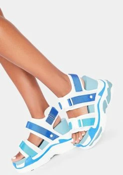 Cheap ๐ Anthony Wang Platforms Blue Peach Platform ๐ฉด Sandals ๐ฅฐ 6 Anthony Wang Platforms Blue Peach Platform Sandals
