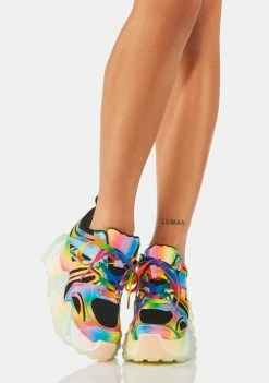 Anthony Wang Groovy Carambola Platform Sneakers