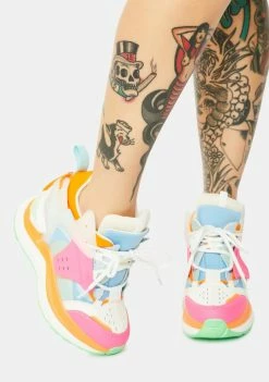 Anthony Wang Raisin 3 Chunky Wedge Sneakers