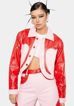 Somewhere Nowhere Duo Love Vegan Leather Jacket