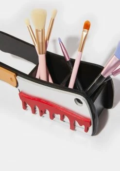 For Her Vanity Bloody Cleaver Makeup Brush Holder