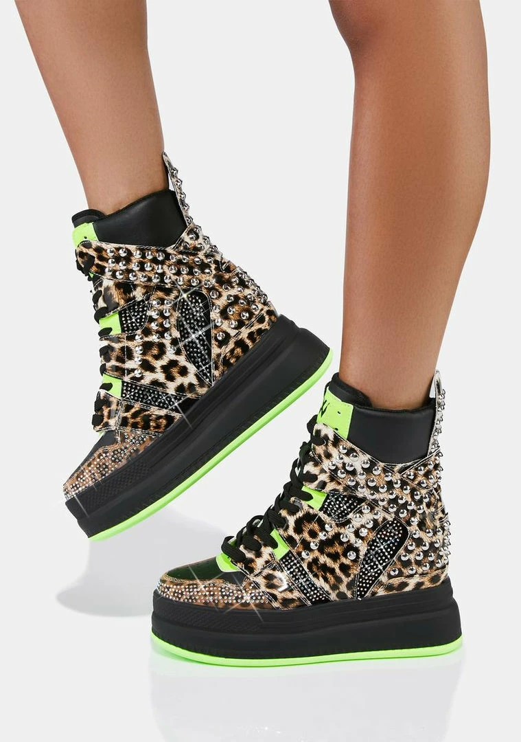 Flash Sale 🤩 Anthony Wang Leopard Quince High Top 👟 Sneakers 🔔 1 Anthony Wang Leopard Quince High Top Sneakers