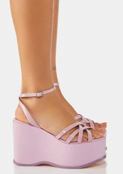 ROC Boots Australia Lilac Roxie Platform Sandals Platforms