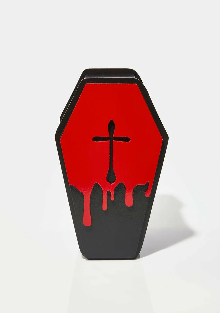 Flash Sale ❤️ For Her Vanity Bloody Coffin Makeup Palette Holder ⭐ 3 For Her Vanity Bloody Coffin Makeup Palette Holder