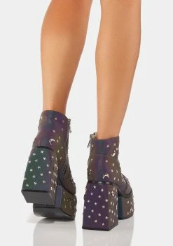 Anthony Wang Prism Ice Platform Boots Platforms