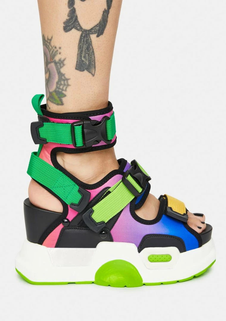 Outlet 😉 Anthony Wang Multi Mulberry Platform 🩴 Sandals Platforms ❤️ 1 Anthony Wang Multi Mulberry Platform Sandals Platforms