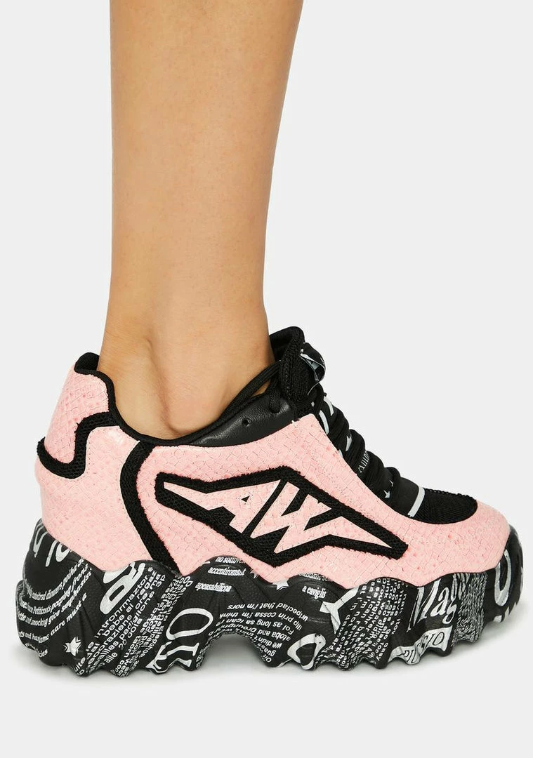 Buy ๐ฏ Anthony Wang Platforms Pink Blackberry ๐ Sneakers ๐ 3 Anthony Wang Platforms Pink Blackberry Sneakers
