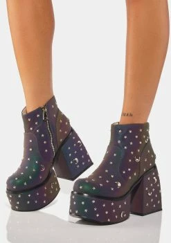 Anthony Wang Prism Ice Platform Boots Platforms