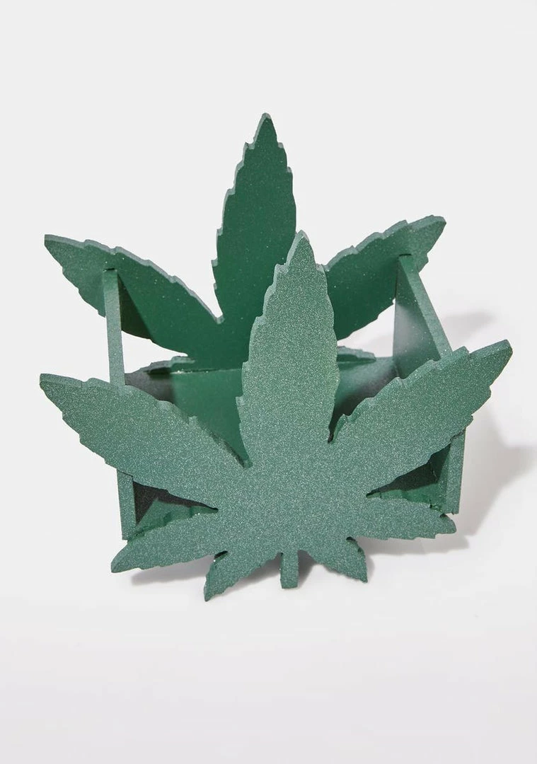 Best Pirce 🛒 For Her Vanity Weed Leaf Makeup Organizer 🎉 2 For Her Vanity Weed Leaf Makeup Organizer