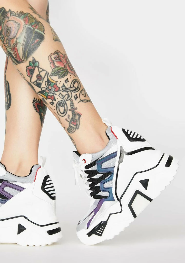 Deals ๐ Anthony Wang Platforms Prism Stop Look N' Glisten Platform ๐ Sneakers ๐ 2 Anthony Wang Platforms Prism Stop Look N' Glisten Platform Sneakers
