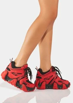 Anthony Wang Platforms Burn Carambola Platform Sneakers