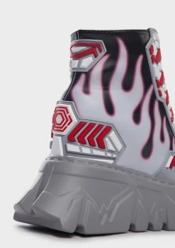 Anthony Wang Platforms Grey Gooseberry-10 Platform Sneakers