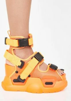 Anthony Wang Juicy Daily Hustle Platform Sandals