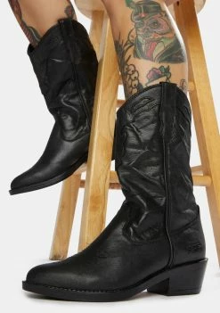 ROC Boots Australia Indio Vintage Leather Cowboy Boots