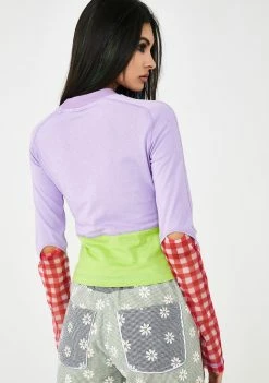 Somewhere Nowhere Cut Out Embroidery Top Tops