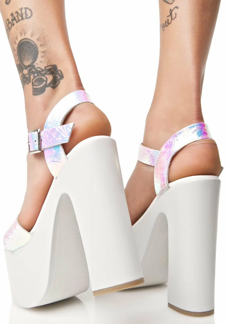 Hot Sale 🤩 ROC 🥾 Boots Australia Haiku Holographic Platforms 🧨 5 ROC Boots Australia Haiku Holographic Platforms