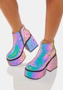 Anthony Wang Prism Ice Platform Boots Platforms