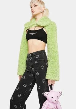 Somewhere Nowhere Outerwear Las Fluff Sleeve Jacket