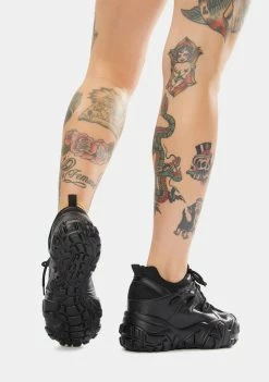 Anthony Wang Persimmon Wedge Sneakers
