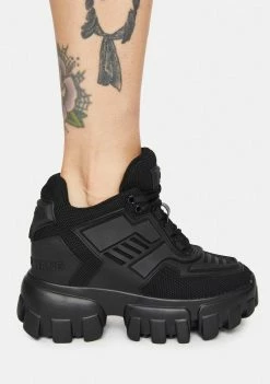 Anthony Wang Blackout Psycho Candy Platform Sneakers