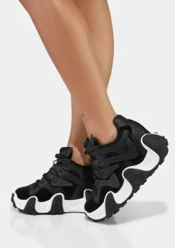 Anthony Wang Noir Carambola Platform Sneakers