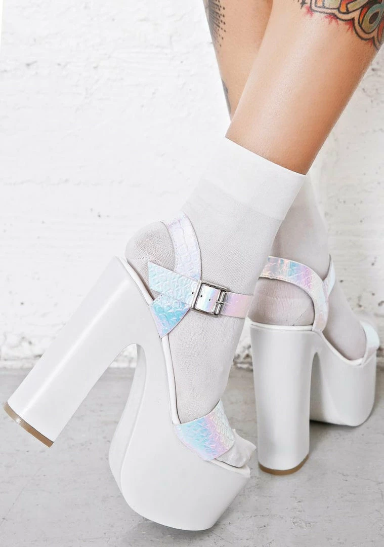 Hot Sale 🤩 ROC 🥾 Boots Australia Haiku Holographic Platforms 🧨 1 ROC Boots Australia Haiku Holographic Platforms