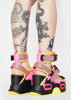 Discount π Anthony Wang Pink Daily Hustle Platform π©΄ Sandals π 7 Anthony Wang Pink Daily Hustle Platform Sandals