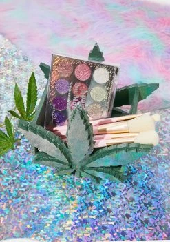 Best Pirce 🛒 For Her Vanity Weed Leaf Makeup Organizer 🎉 5 For Her Vanity Weed Leaf Makeup Organizer
