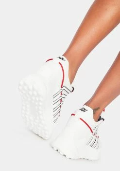 Anthony Wang White Durian Platform Sneakers Platforms