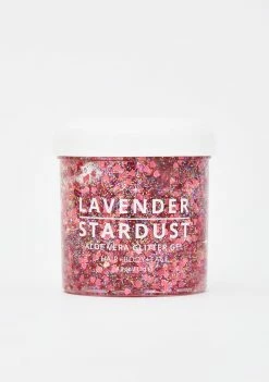 Best deal 🥰 Lavender Stardust Rose Gold Aloe Vera Glitter Gel 🔔 5 Lavender Stardust Rose Gold Aloe Vera Glitter Gel