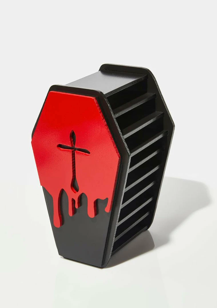 Flash Sale ❤️ For Her Vanity Bloody Coffin Makeup Palette Holder ⭐ 2 For Her Vanity Bloody Coffin Makeup Palette Holder