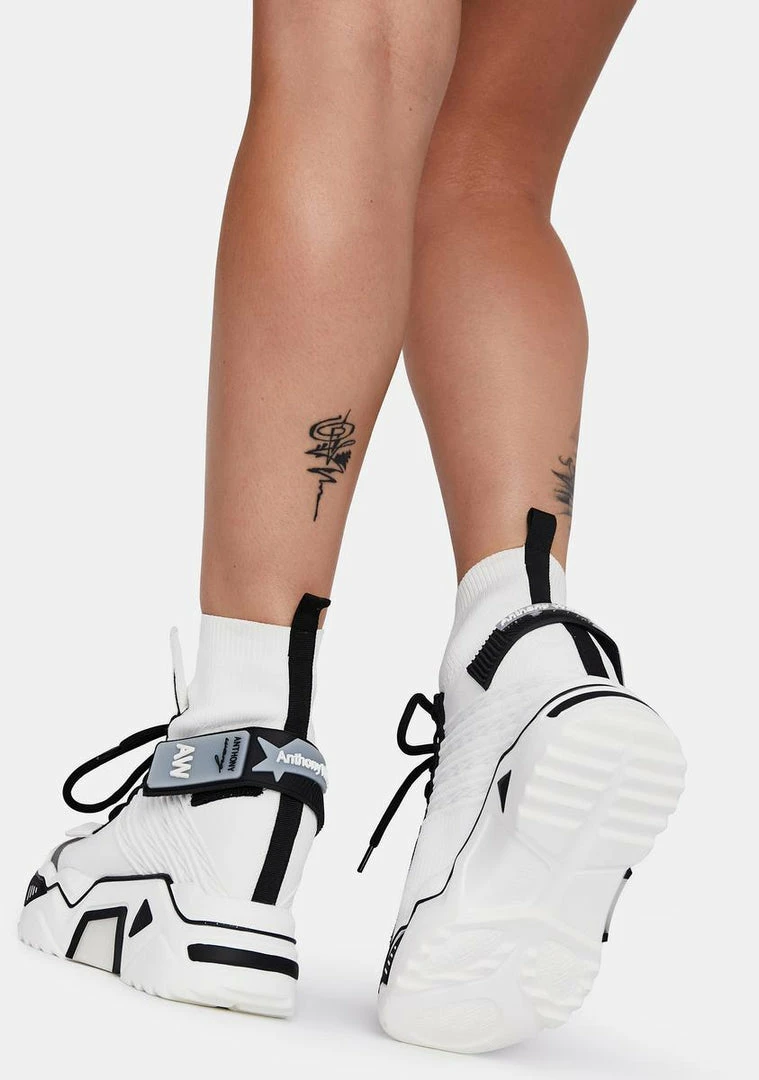 Promo ๐ฏ Anthony Wang White Clout Chasin' Platform ๐ Sneakers ๐ฅฐ 4 Anthony Wang White Clout Chasin' Platform Sneakers