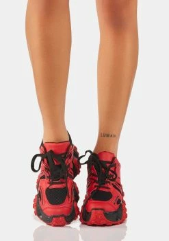 Anthony Wang Platforms Burn Carambola Platform Sneakers