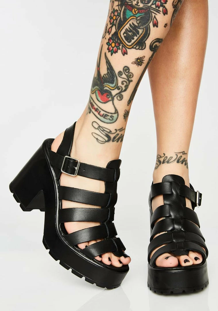Best Pirce ✨ ROC 🥾 Boots Australia Motto Platform 🩴 Sandals ❤️ 3 ROC Boots Australia Motto Platform Sandals