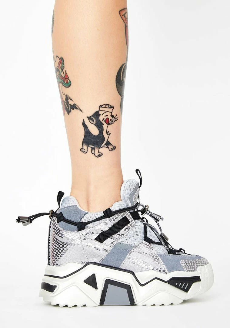 Brand new ๐ Anthony Wang Stop Look N' Glisten Platform ๐ Sneakers ๐ฅ 2 Anthony Wang Stop Look N' Glisten Platform Sneakers